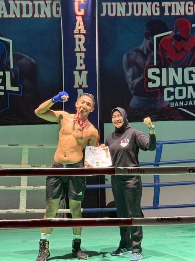 PETINJU AMATIR AHMAD ANDI RATMONO SIAP TANDING DI EVENT KAPOLDA CUP